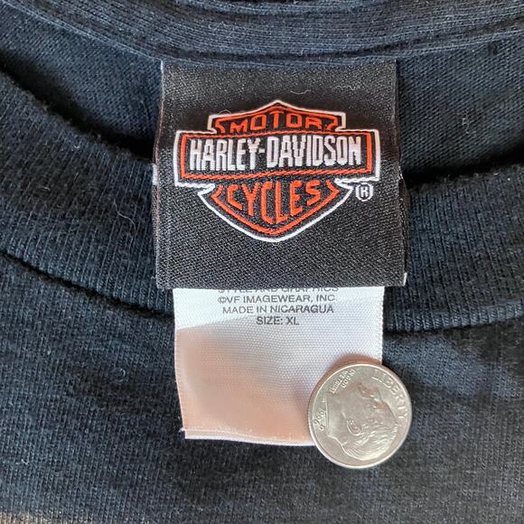 2000s Harley Davidson Motorycles Screw It, Lets Ride T-shirt - Picture 6 of 6